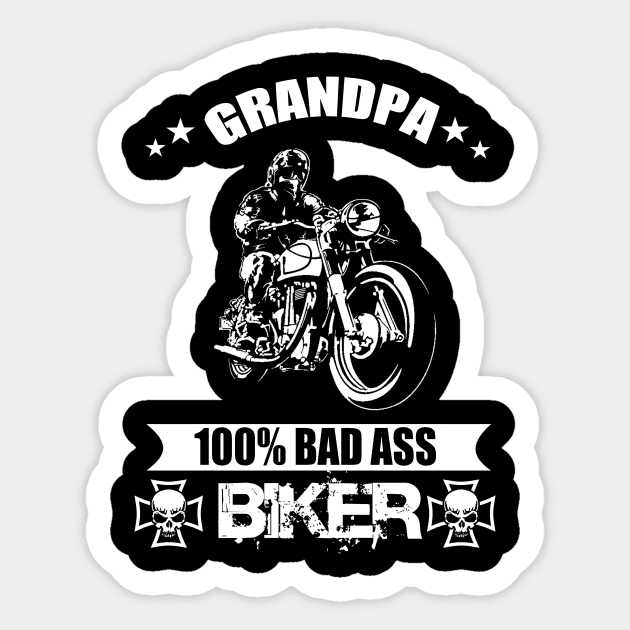 biker Sticker by FUNNY LIFE